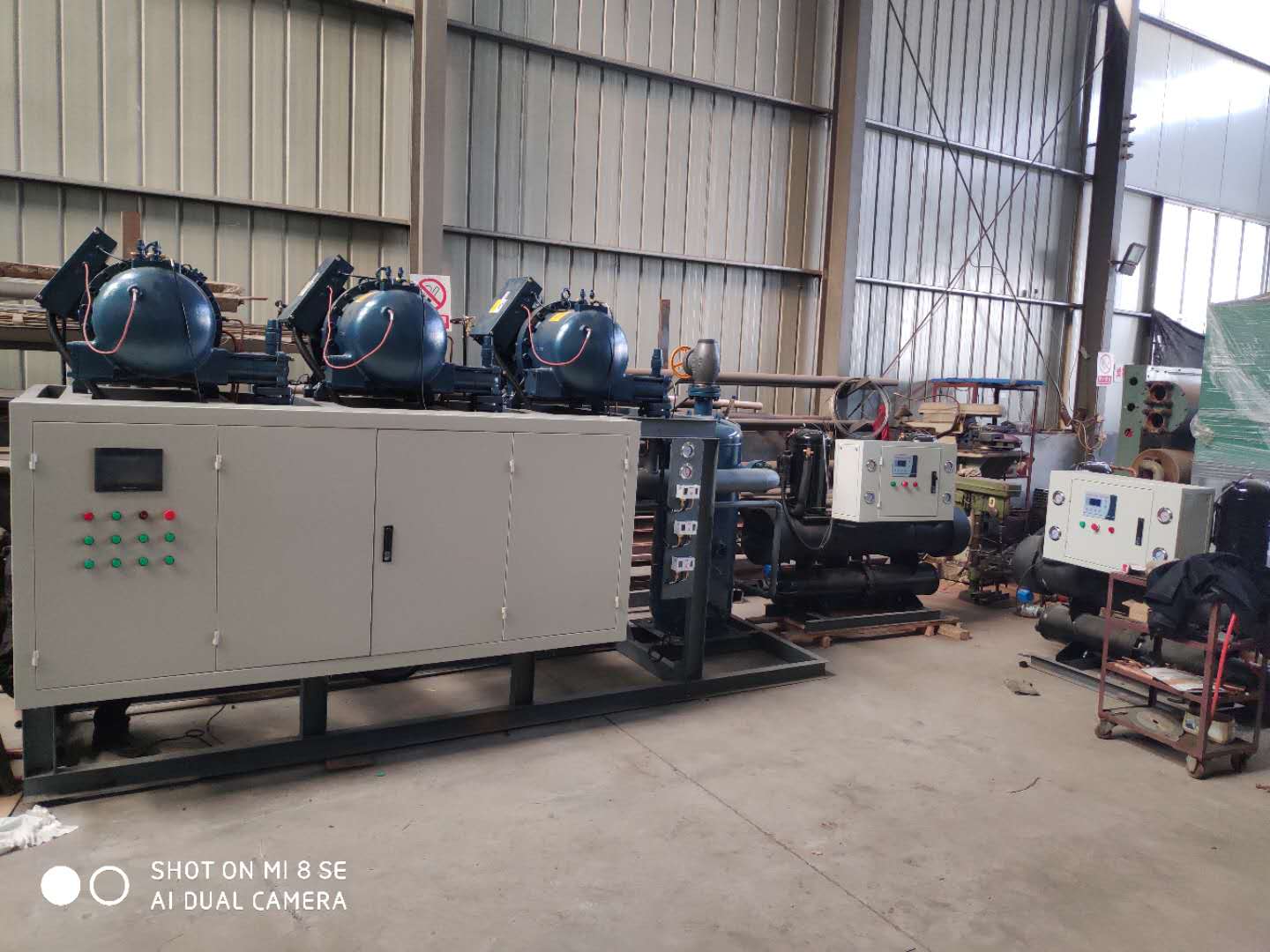 青州侯廟大姜農業合作社冷庫并聯機組系統升級